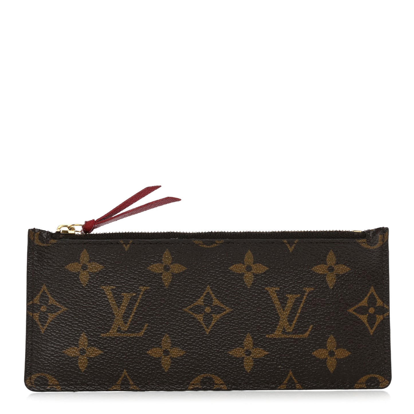 Monogram Josephine Wallet Zippered Insert Fuchsia