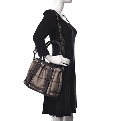 Burberry Smoked Check Small Northfield Tote Plum 2 of 9