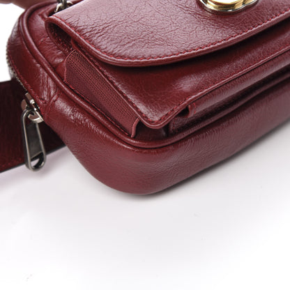 Gucci Fluffy Calfskin Mini Morpheus Belt Bag 90 36 Red 9 of 11