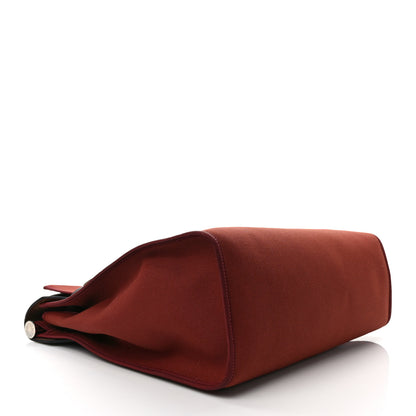 Hermes Toile Vache Hunter Herbag Zip 39 MM Rouge H Ebene 5 of 12