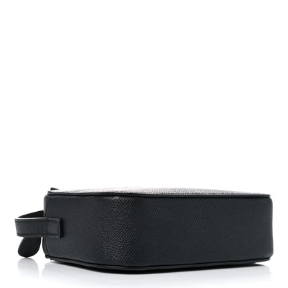 Balenciaga Signature Grained Calfskin Logo XS Ville Camera Bag Black White 4 of 10