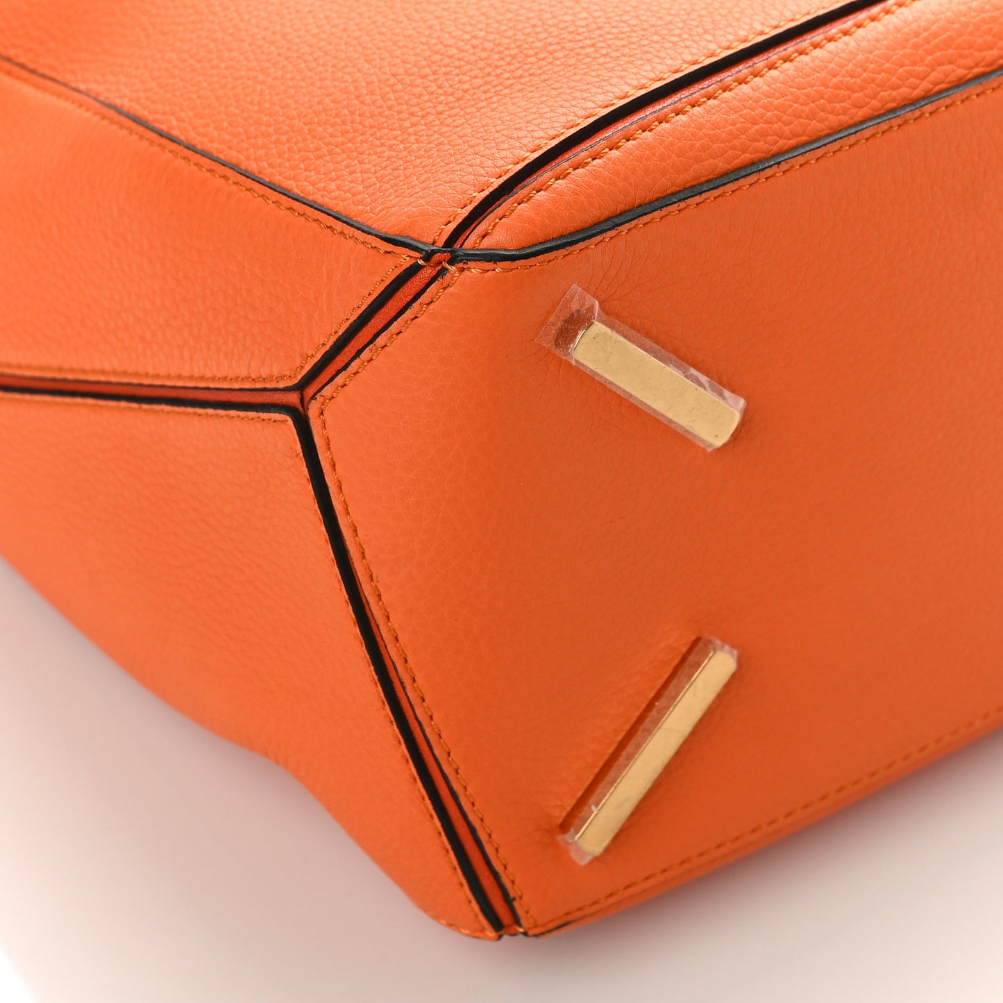 Calfskin Medium Puzzle Bag Apricot