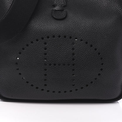Hermes Taurillon Clemence Evelyne III GM Black 9 of 9