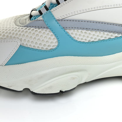 Christian Dior Technical Mesh Calfskin Mens B22 Sneakers 43 White Blue Grey 19 of 20