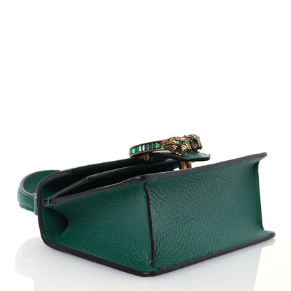 Gucci Dollar Calfskin Crystal Mini Dionysus Top Handle Bag Emerald 4 of 11