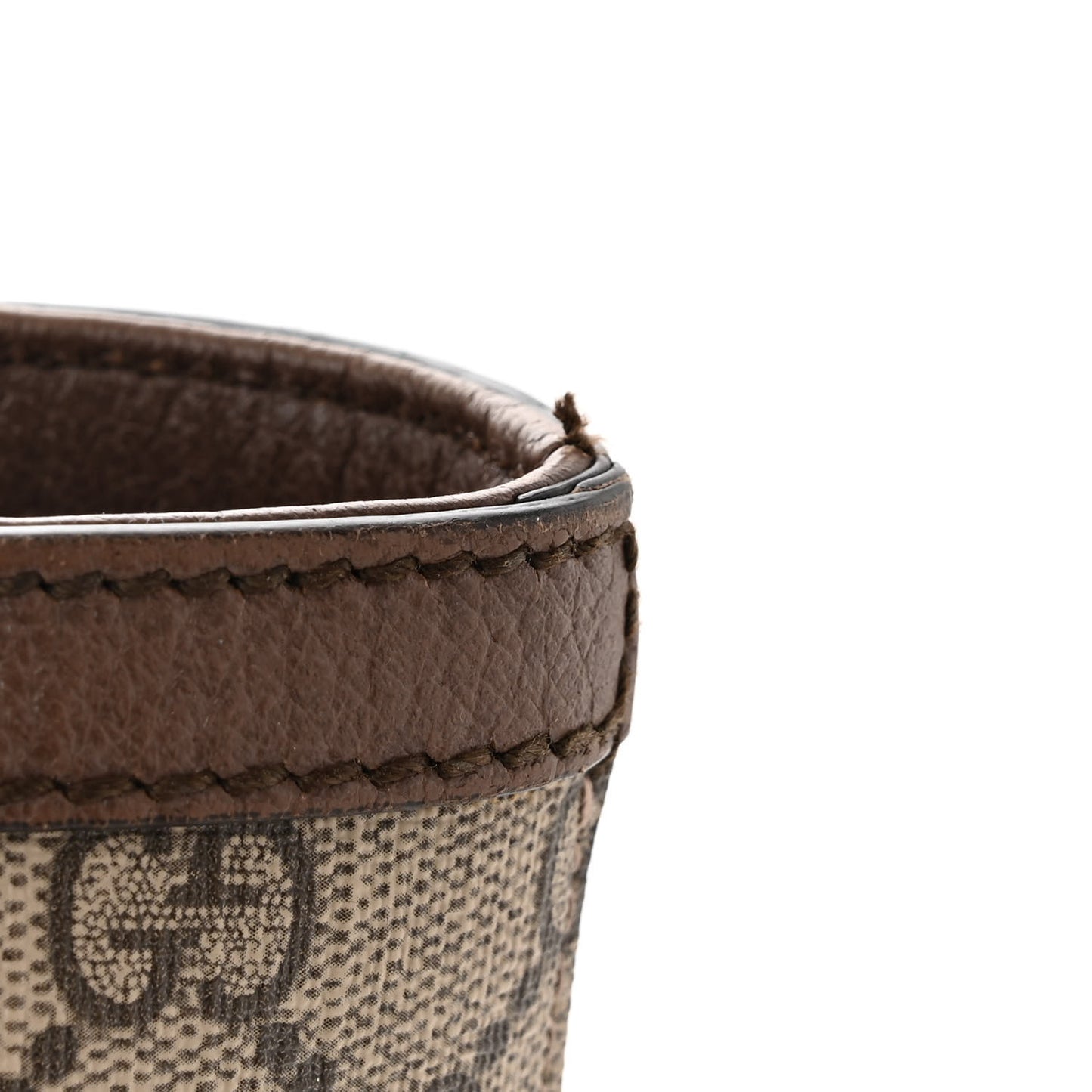 GG Supreme Monogram Medium Ophidia Shopping Tote Brown