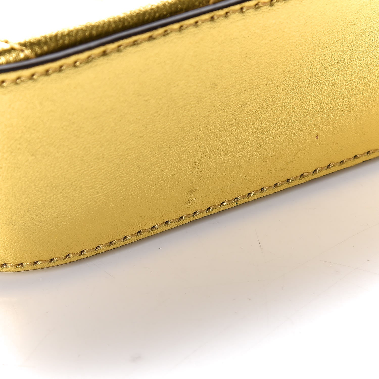 Gucci Metallic Nappa Matelasse Broadway Shoulder Bag Gold 10 of 10