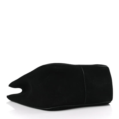 Alaia Suede Petal Embellished Rose-Marie 19 Bag Black 4 of 8
