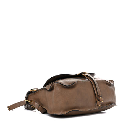 Chloe Calfskin Medium Marcie Satchel Barbour Khaki 3 of 14