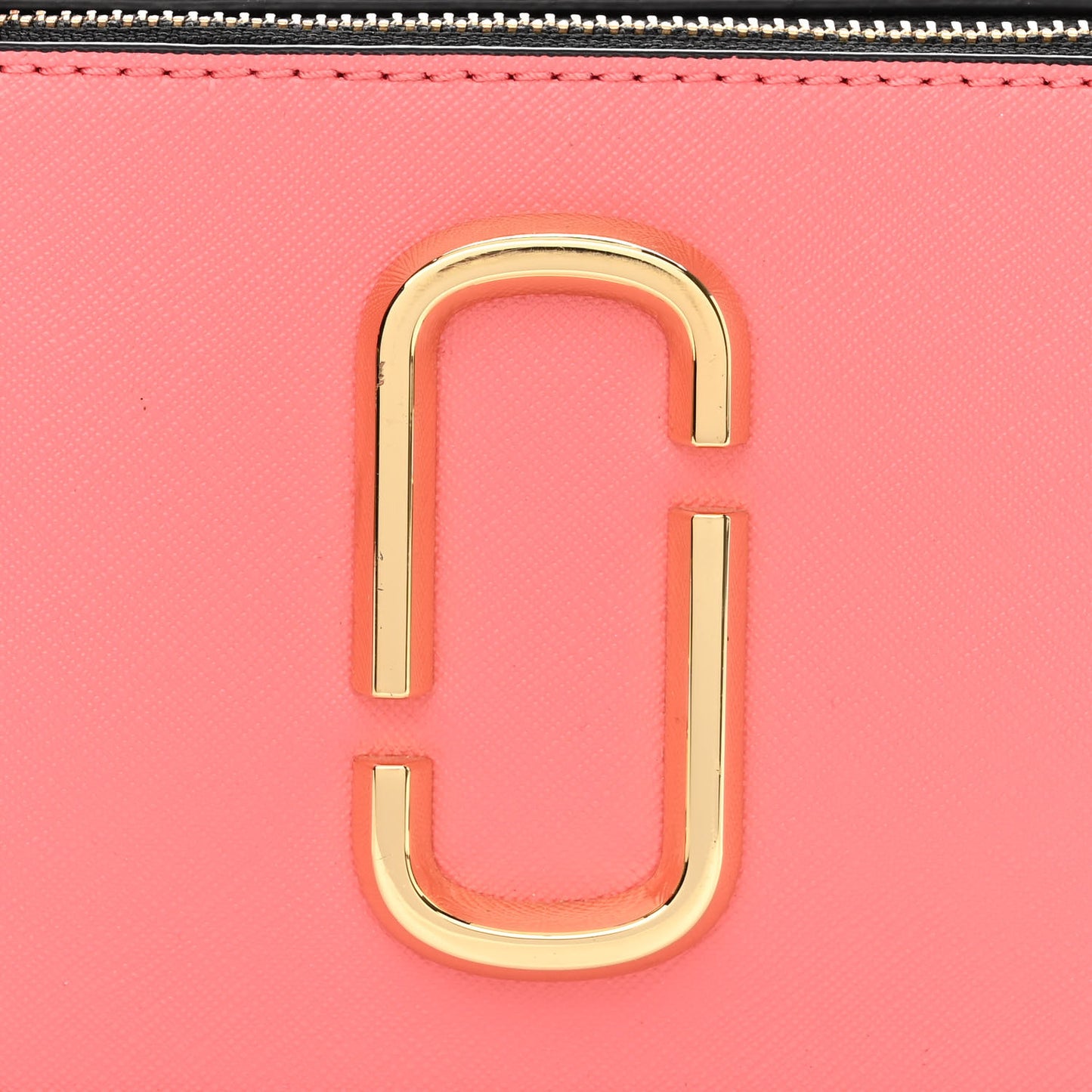 Saffiano Small Snapshot Camera Bag Coral Multi