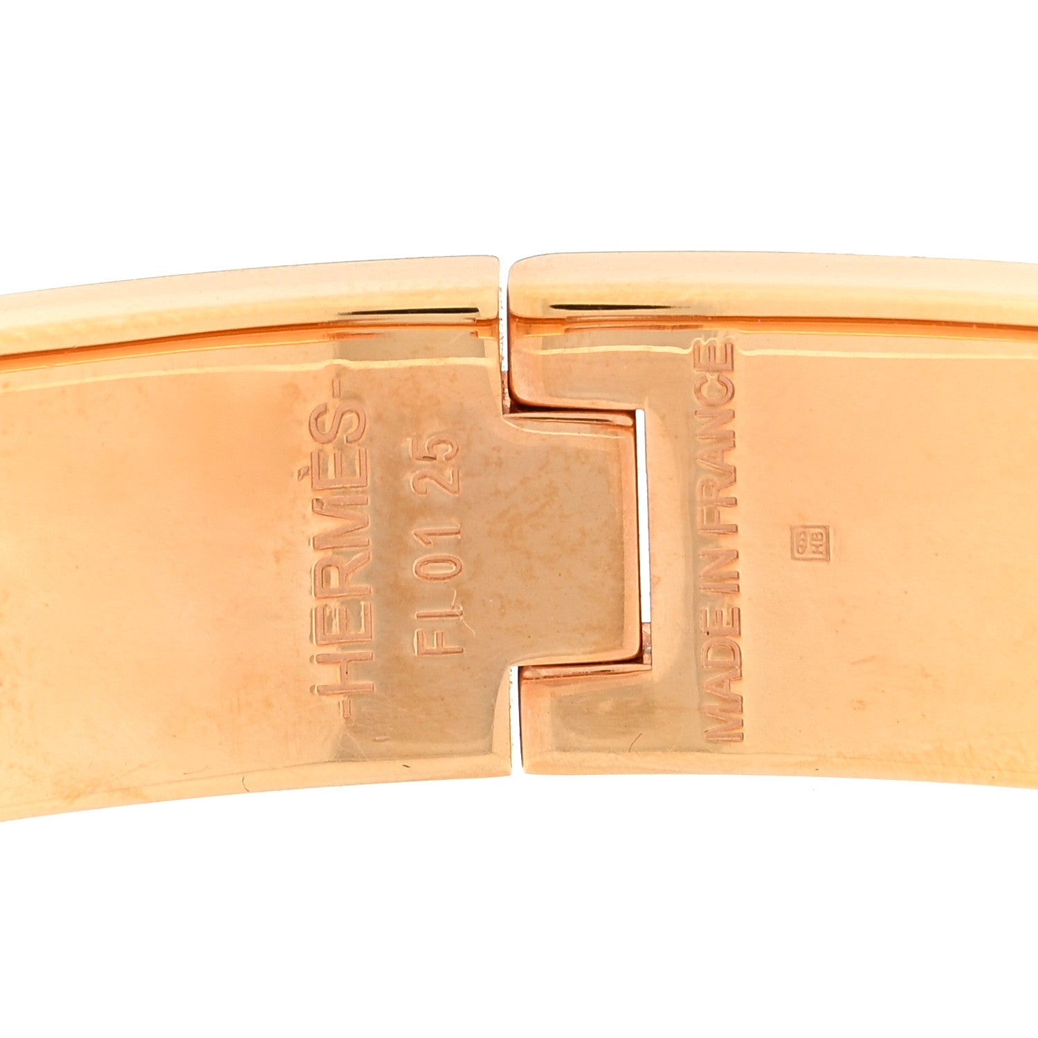 Hermes Enamel Narrow Clic Clac H Bracelet GM Black 3 of 3