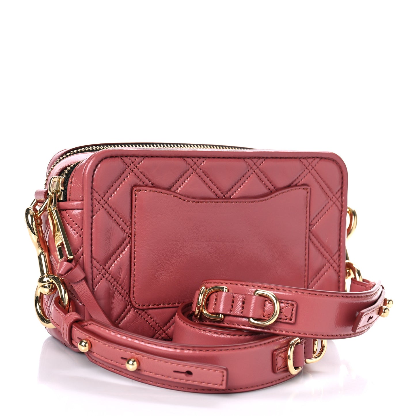 Calfskin Quilted The Softshot 21 Bag Santa Fe Red