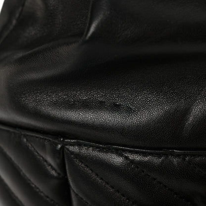 Saint Laurent Lambskin Matelasse Monogram Joe Backpack Black 11 of 11