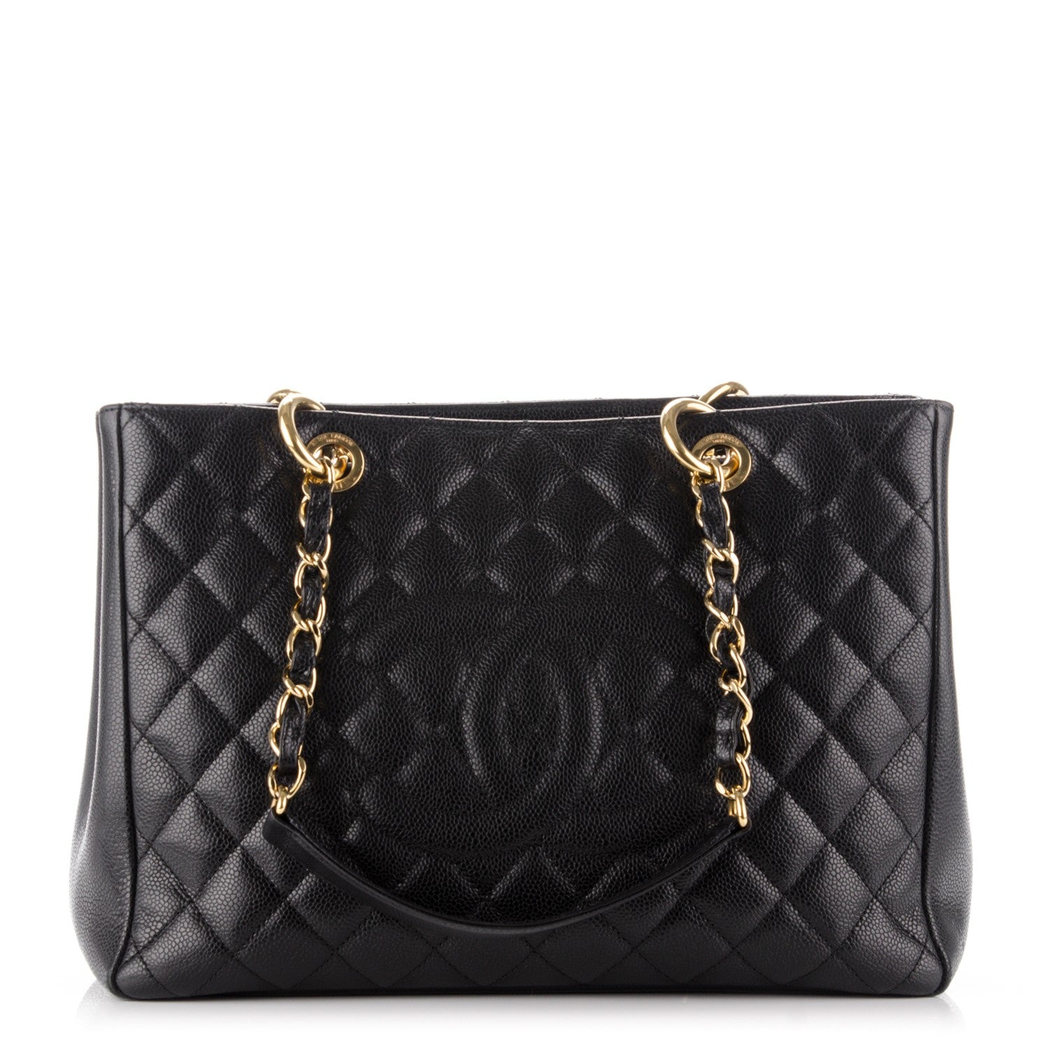 Chanel Caviar Quilted Grand Shopping Tote GST Black 1 of 8