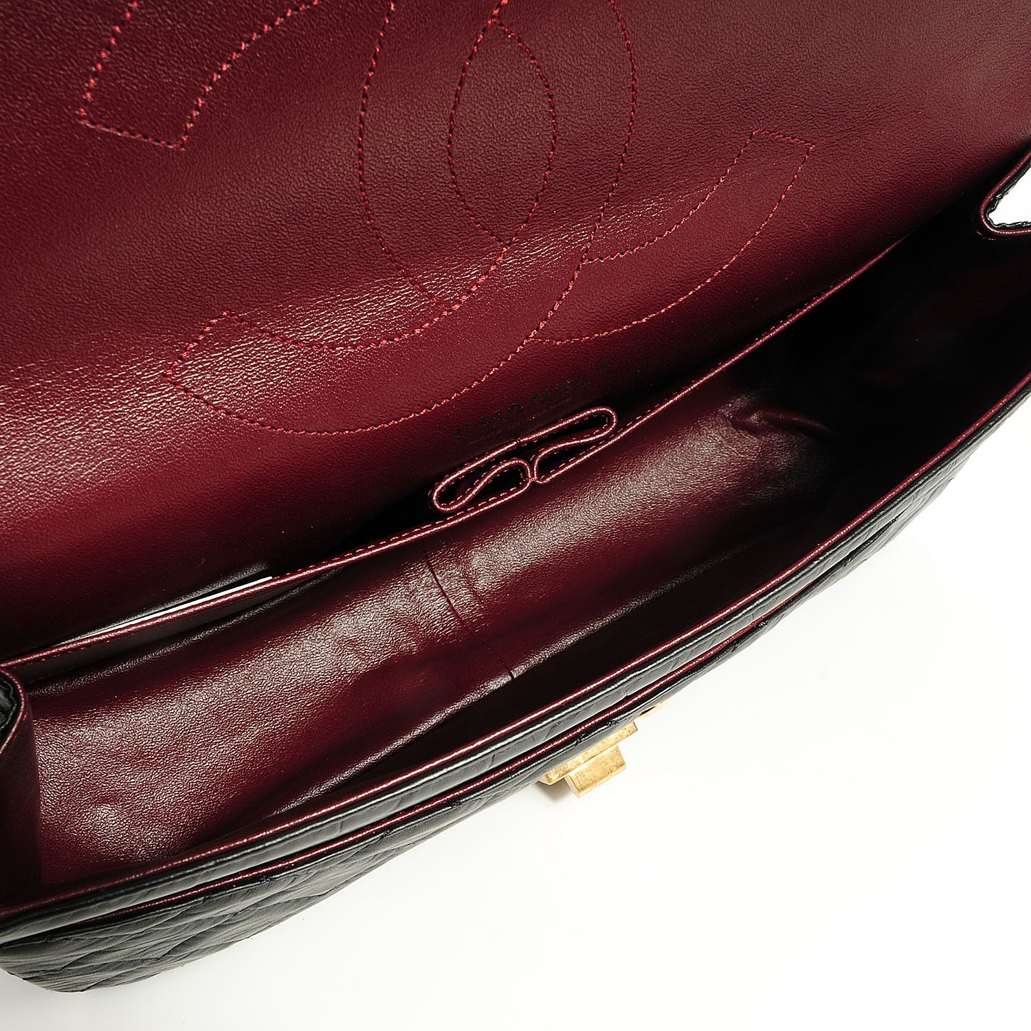 Chanel Aged Calfskin Quilted 2.55 Reissue 227 Flap Black 7 of 10