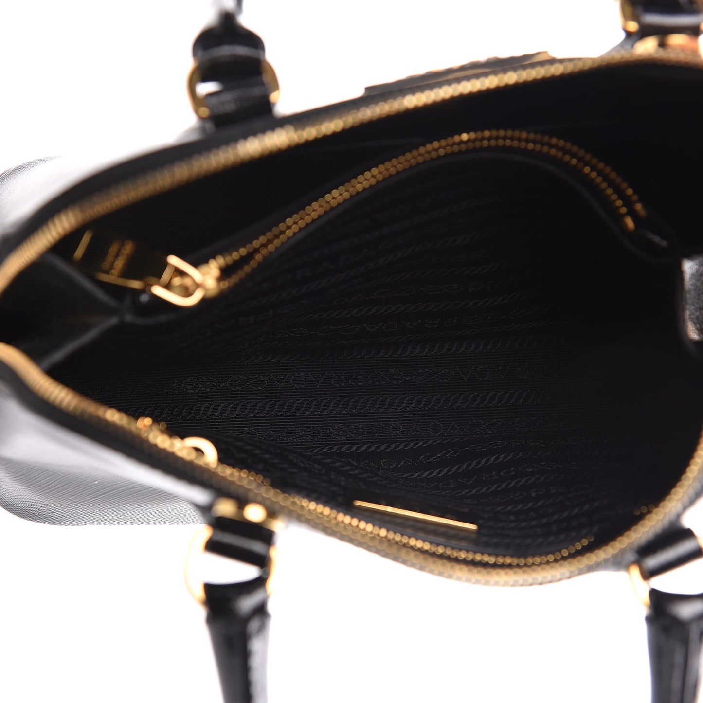 Saffiano Vernice Small Promenade Tote Black