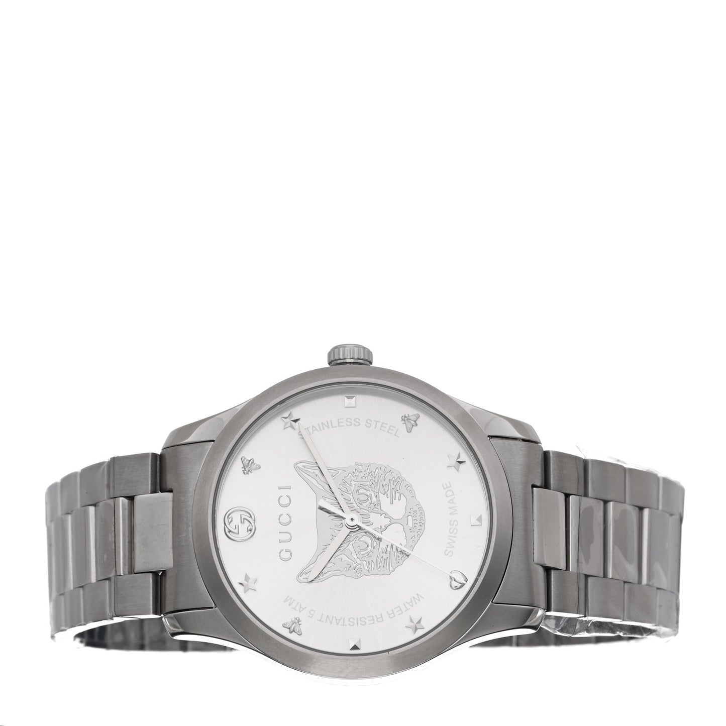 Stainless Steel 38mm G-Timeless Cat Quartz Watch