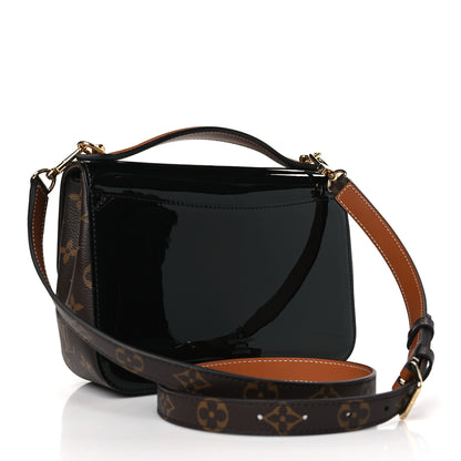 Louis Vuitton Patent Calfskin Monogram Cherrywood BB Black 3 of 8