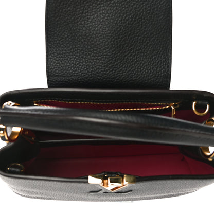 Louis Vuitton Taurillon Capucines BB Black 5 of 10