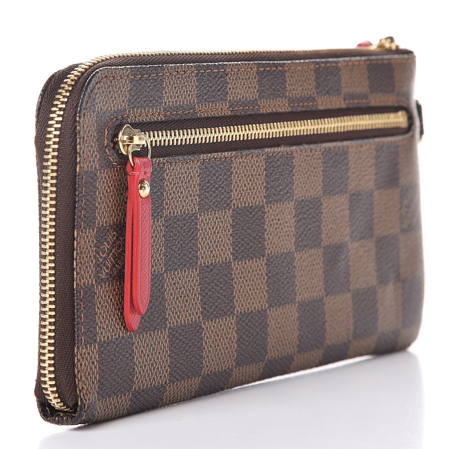 Louis Vuitton Damier Ebene Complice Trunks and Bags Wallet Red 3 of 8