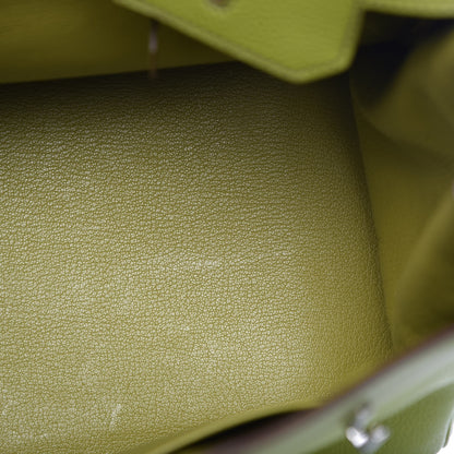 Hermes Togo Birkin 35 Vert Anis 29 of 41