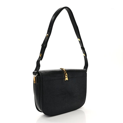 Gucci Azalea Calfskin Small Sylvie 1969 Flap Messenger Bag Black 3 of 13