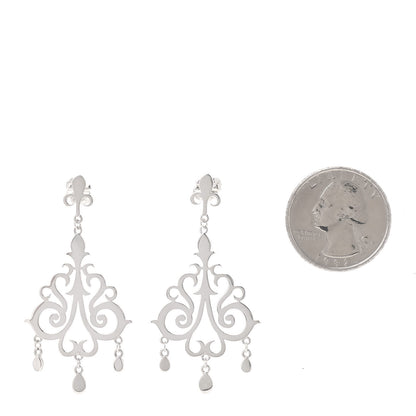Tiffany Sterling Silver Enchant Chandelier Earrings 2 of 6