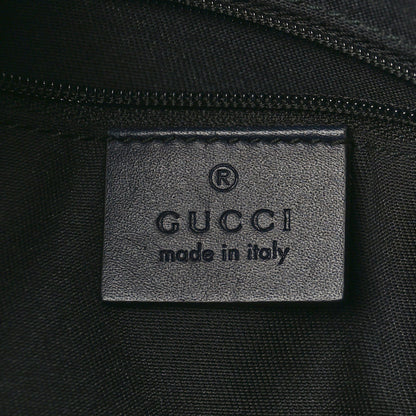 Gucci GG Supreme Monogram Web Flat Messenger Bag Navy 6 of 9