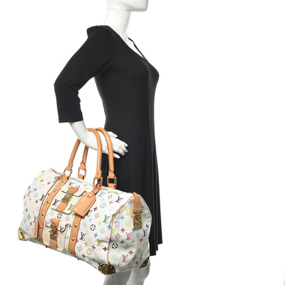 Louis Vuitton Monogram Multicolor Keepall 45 White 2 of 20