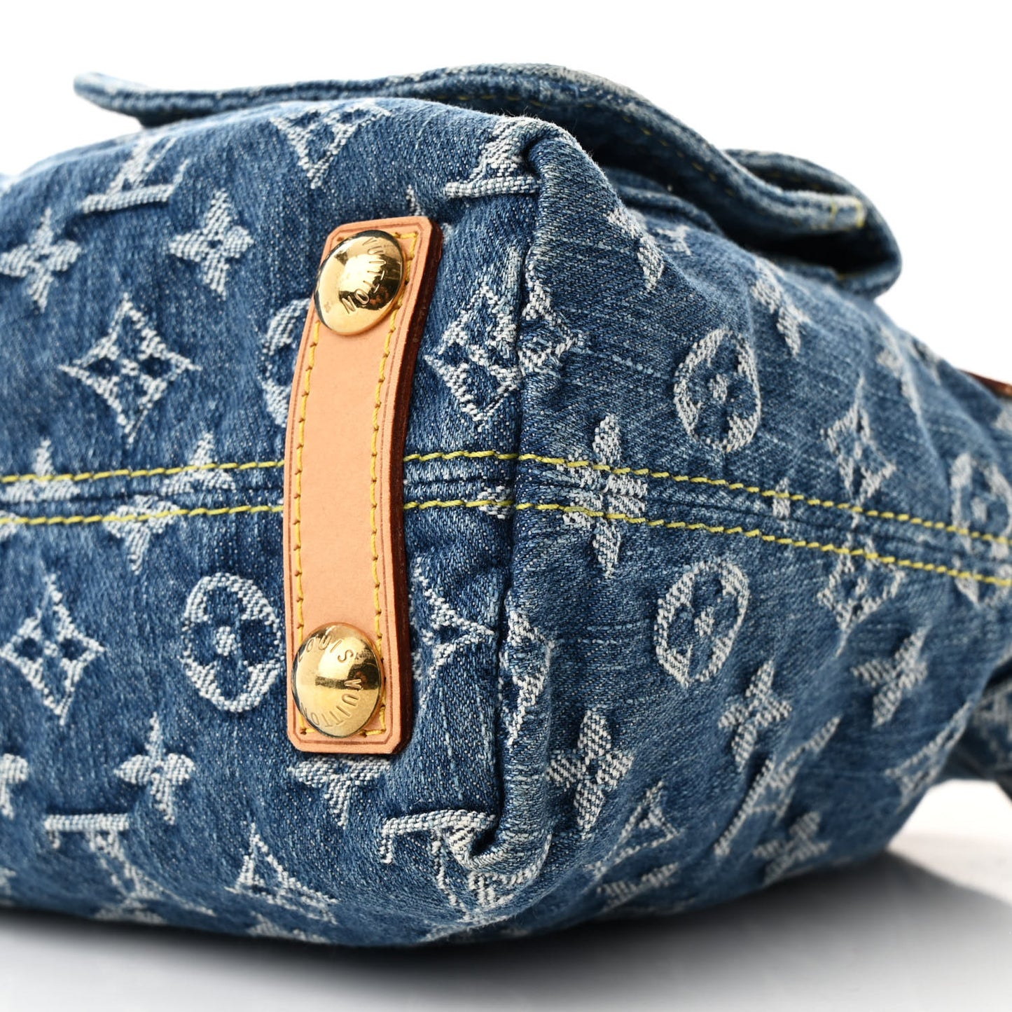 Monogram Denim Baggy PM Blue