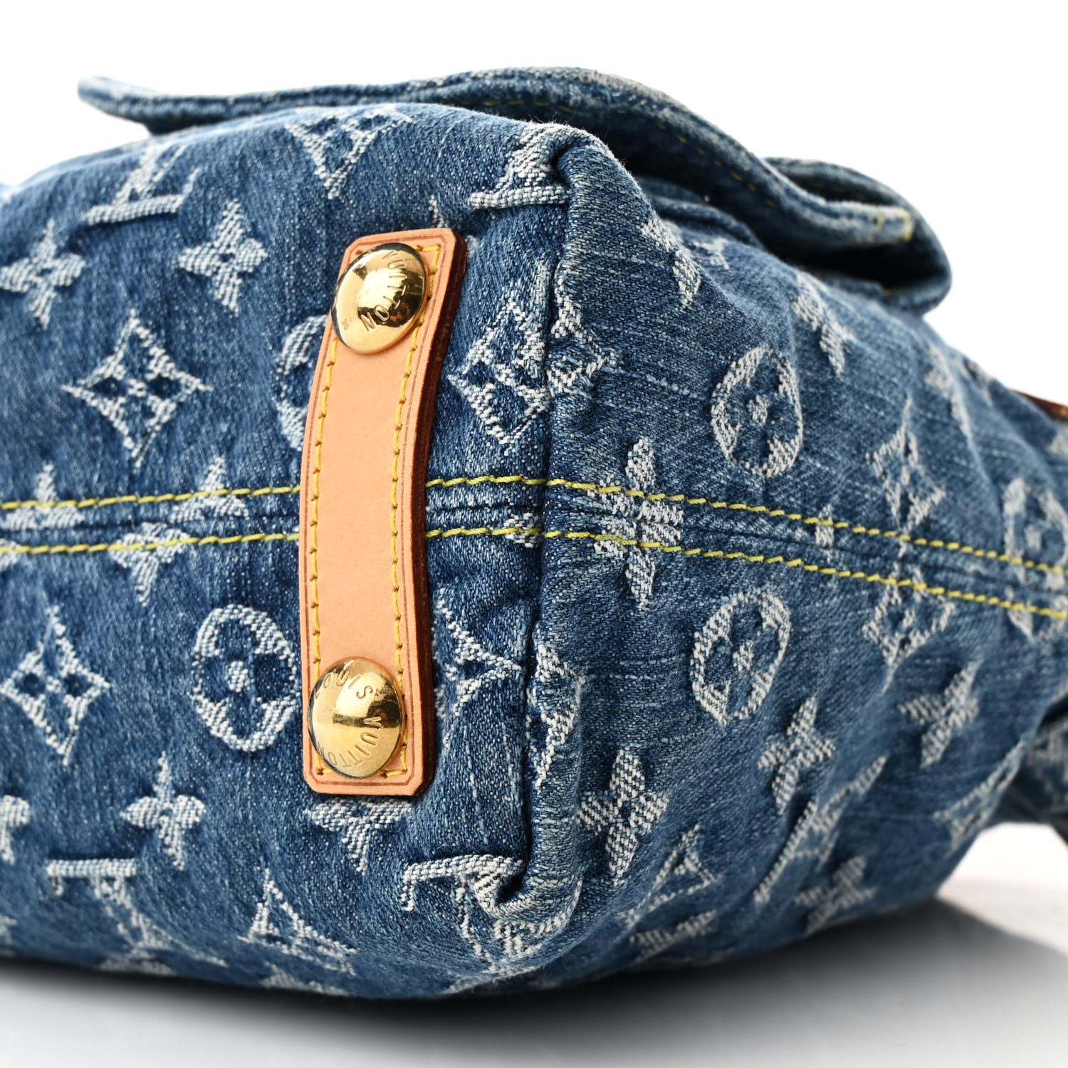 Louis Vuitton Monogram Denim Baggy PM Blue 9 of 9