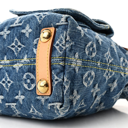 Louis Vuitton Monogram Denim Baggy PM Blue 9 of 9