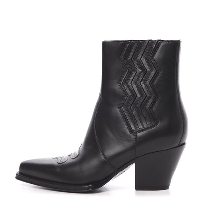 Hermes Calfskin Womens Vegas Ankle Boot 38 Black 1 of 11