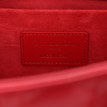 Christian Dior Lambskin Cannage Medium Lady D-Joy Red 6 of 11