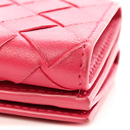 Bottega Veneta Nappa Intrecciato Trifold Wallet Cinnabar 12 of 12