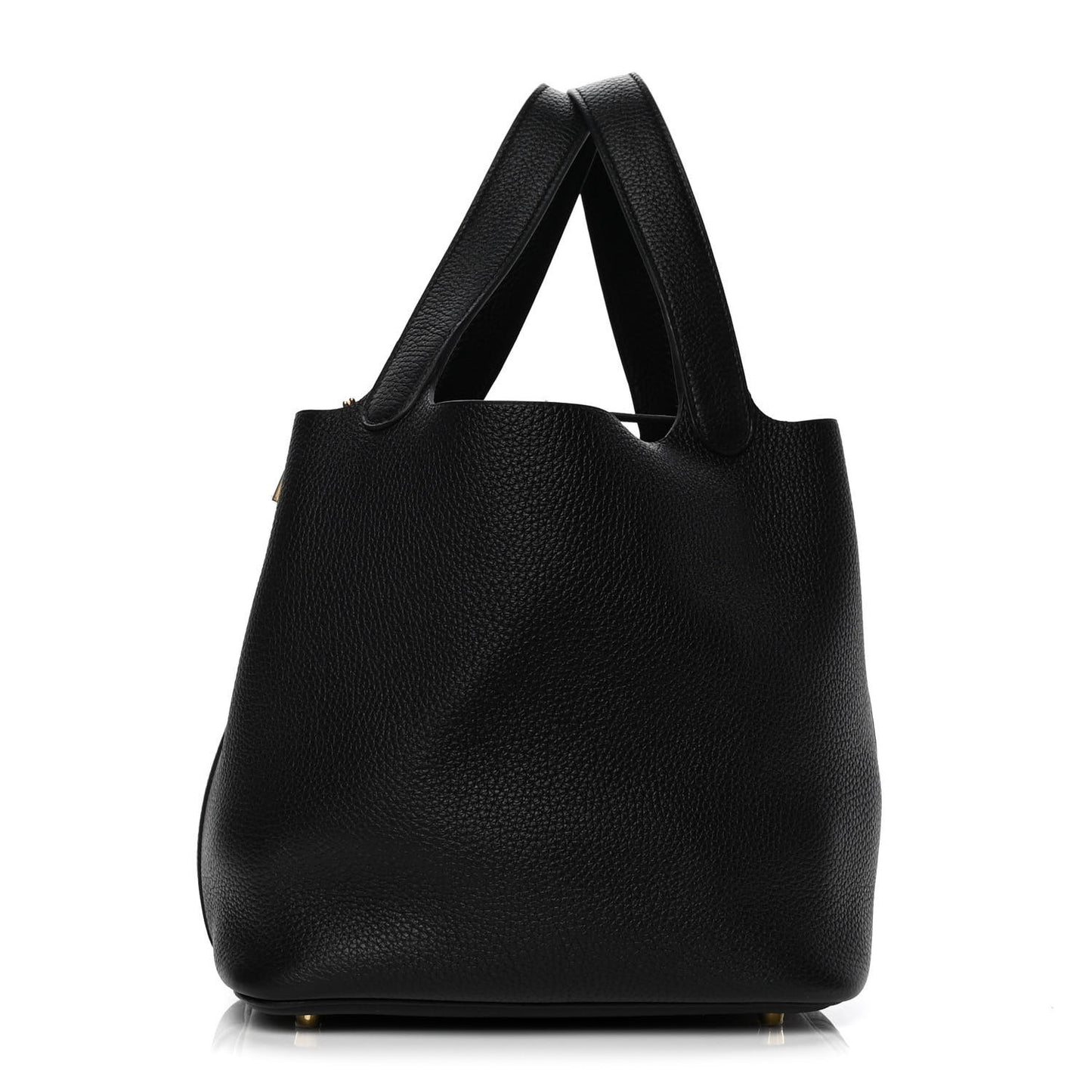 Taurillon Clemence Picotin Lock 22 MM Black