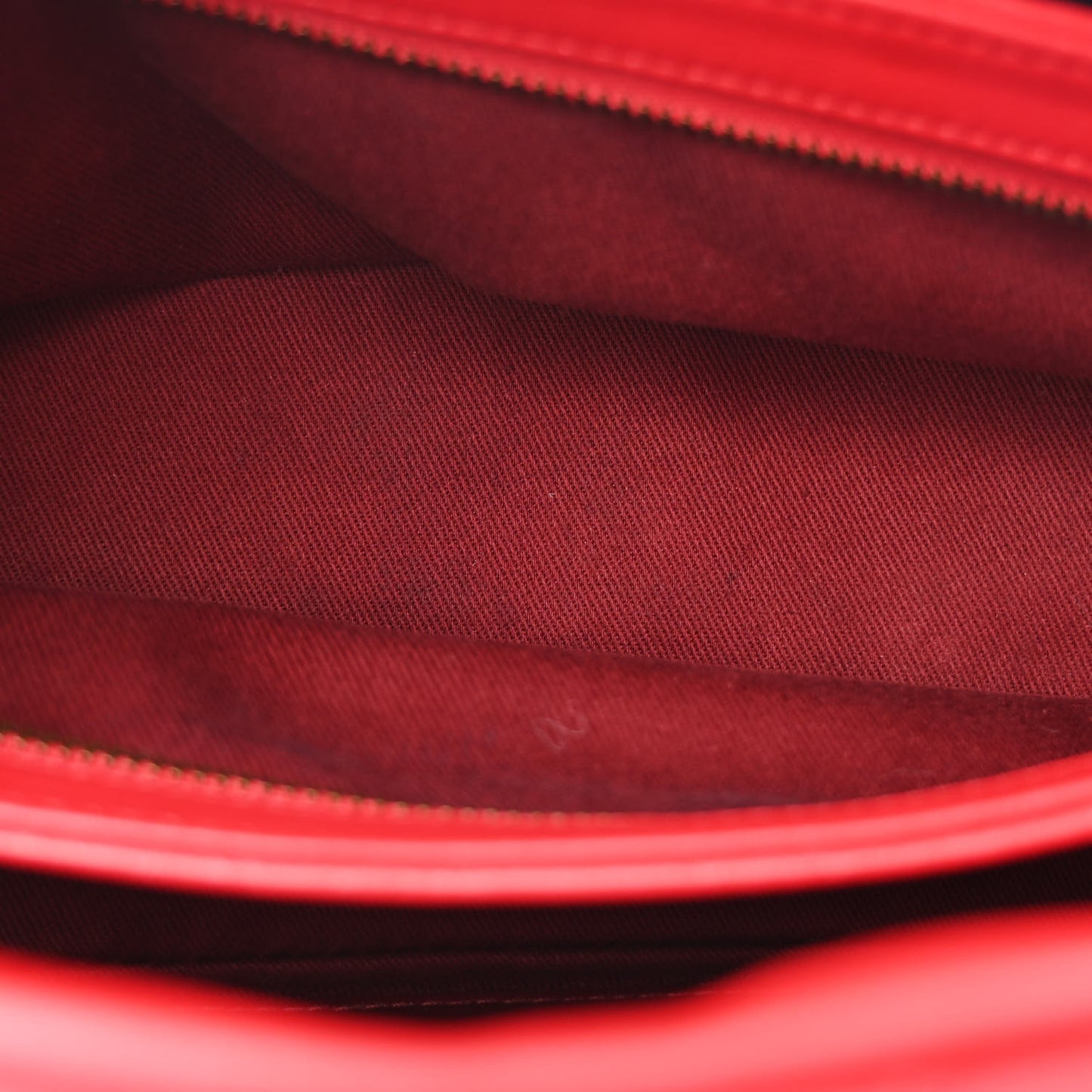 Lambskin Quilted Medium Just Mademoiselle Red