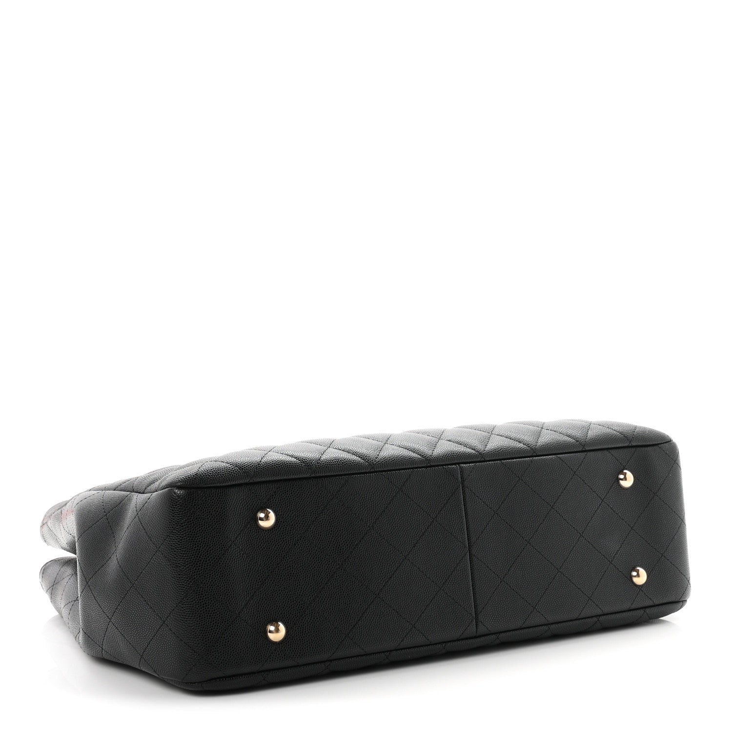 Chanel Caviar Quilted Small Shopping Tote Black 3 of 9
