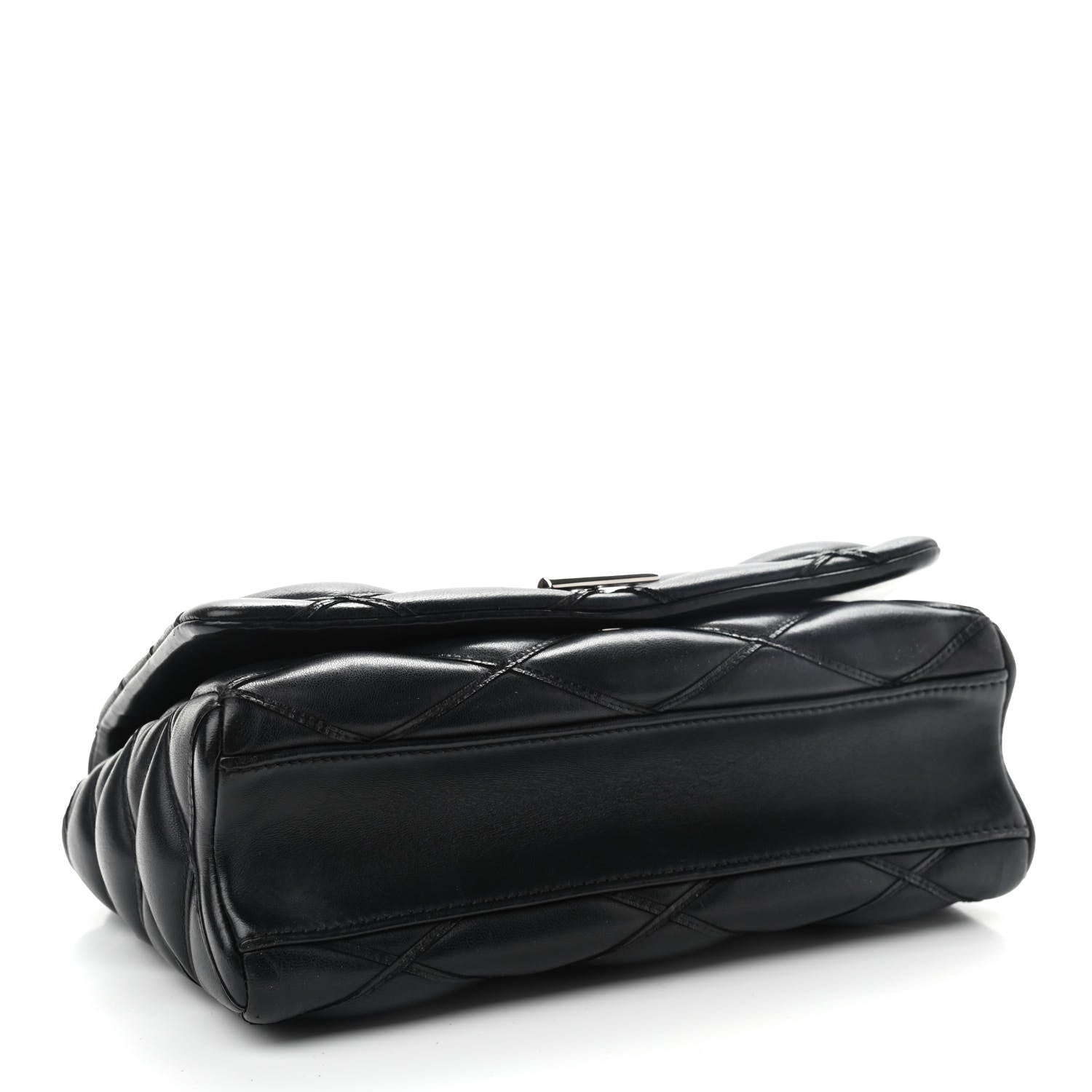 Louis Vuitton Lambskin Malletage GO-14 MM Black 4 of 10