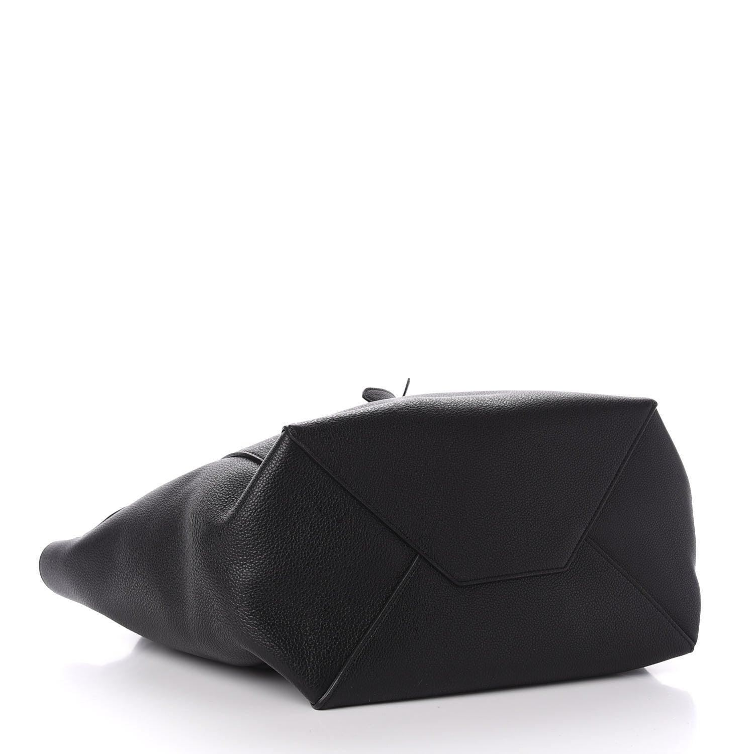 Celine Soft Grained Calfskin Small Belt Cabas Phantom Black 4 of 10