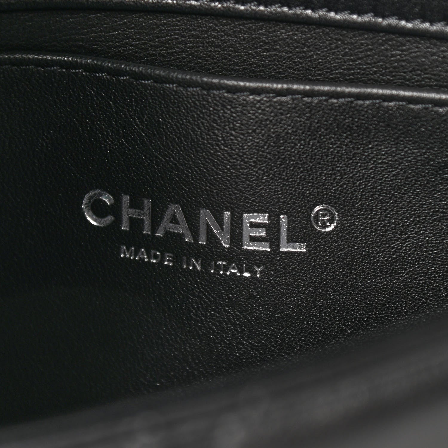 Chanel Lambskin Quilted Small Chain Rows Flap Black 6 of 11