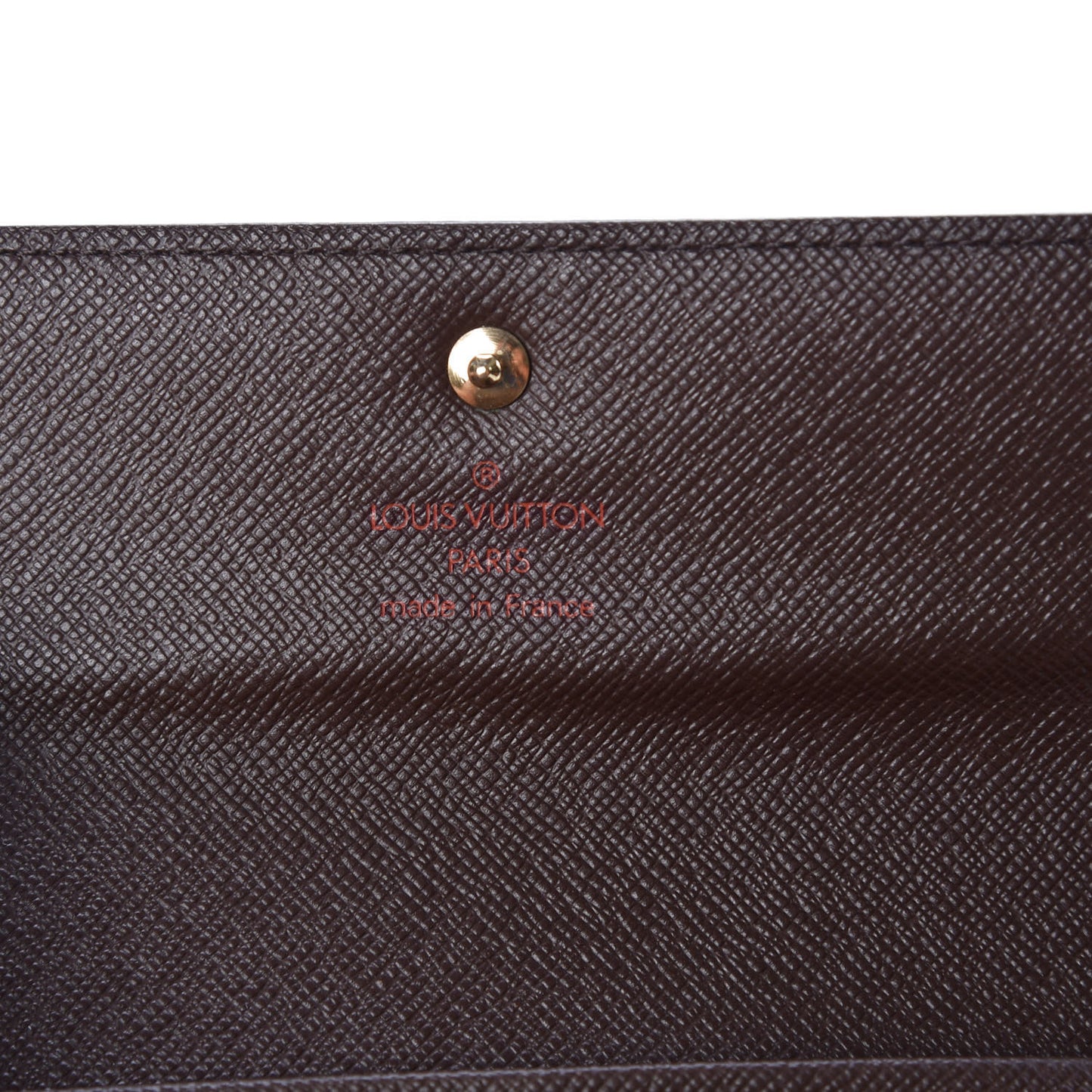 Damier Ebene Porte Tresor Etui Papier Wallet