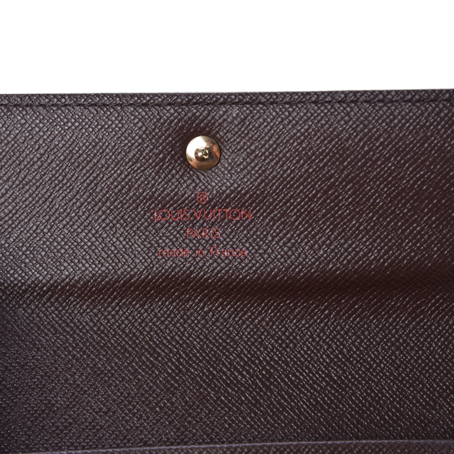Louis Vuitton Damier Ebene Porte Tresor Etui Papier Wallet 6 of 8