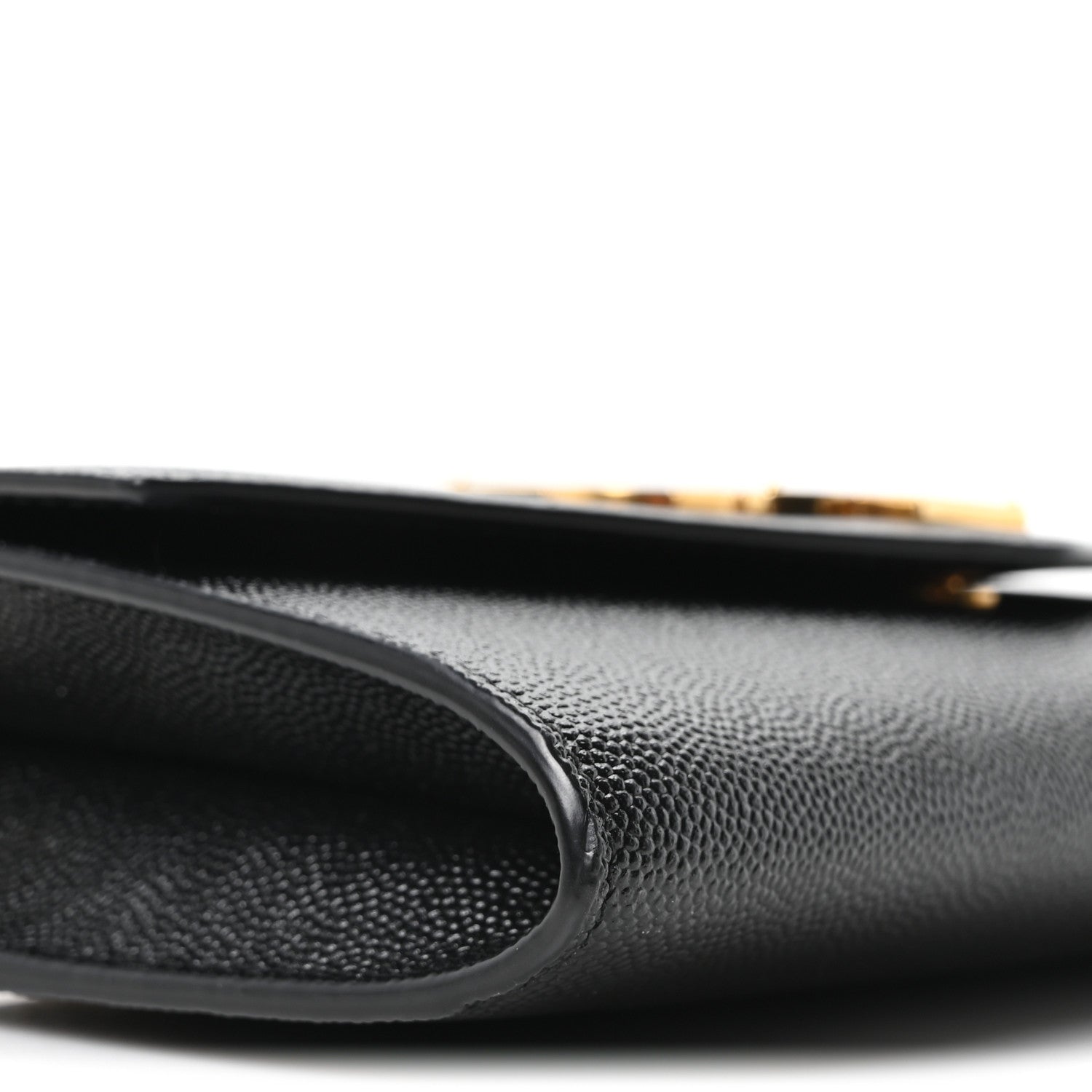 Saint Laurent Grain De Poudre Uptown Chain Wallet Black 10 of 11