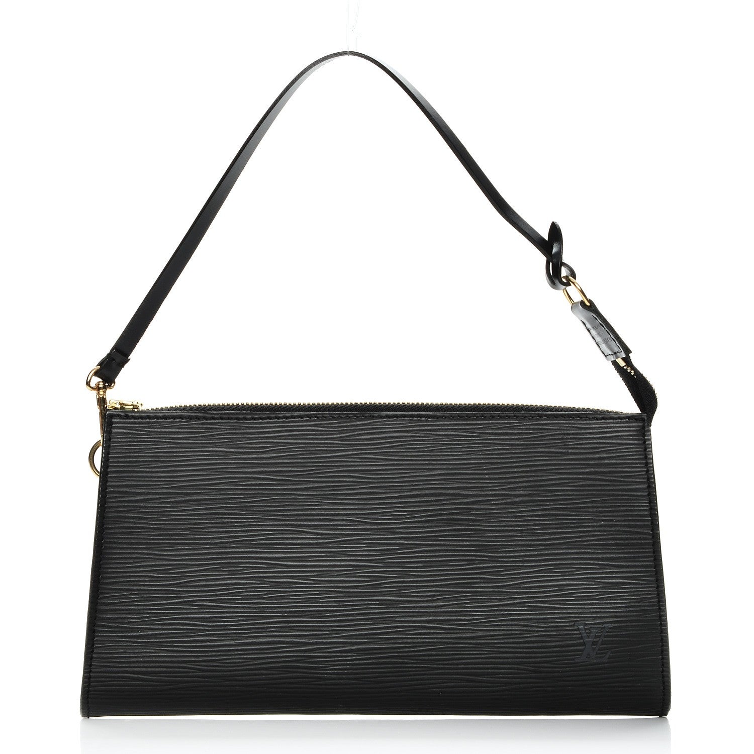 Louis Vuitton Epi Pochette Accessories 24 Black 1 of 9