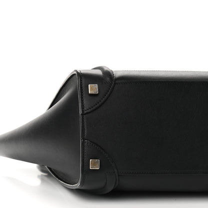Celine Smooth Calfskin Micro Luggage Black 9 of 10