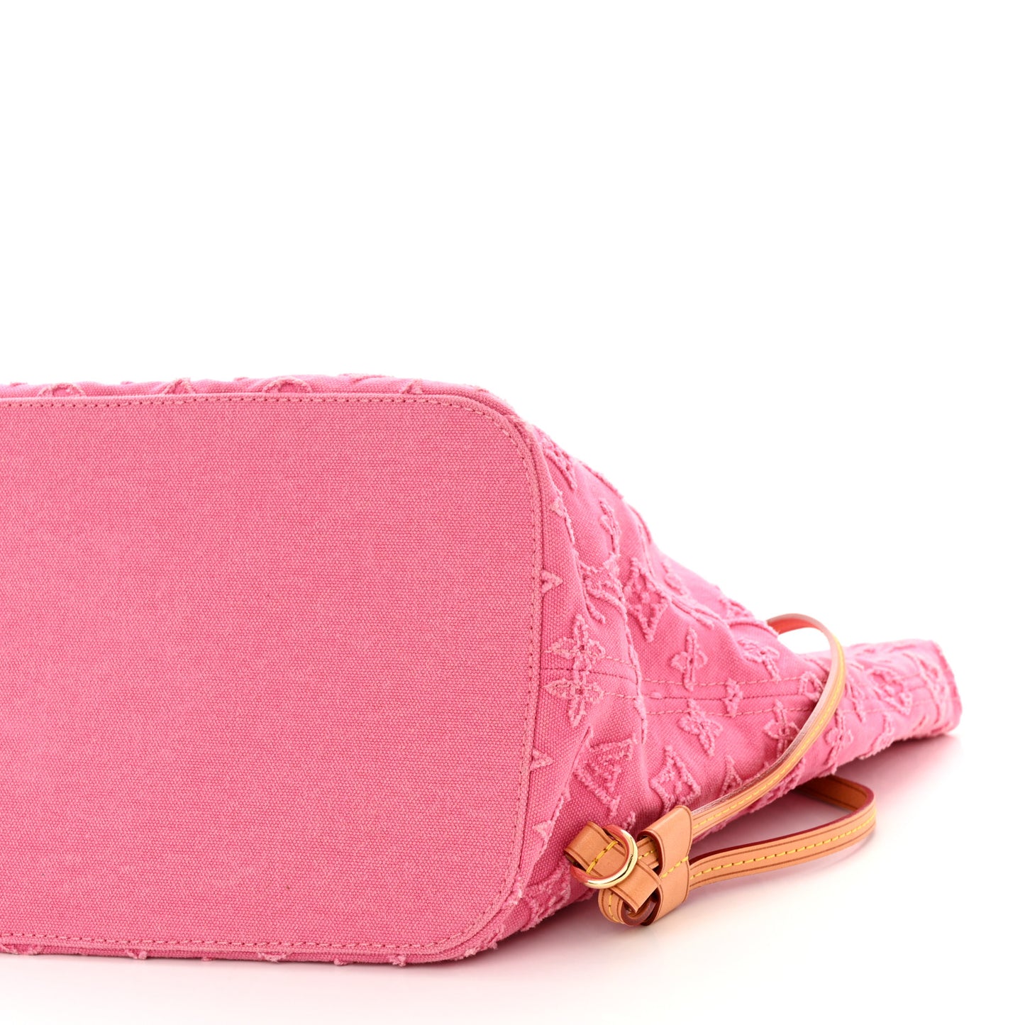 Monogram Denim Neverfull MM Rose