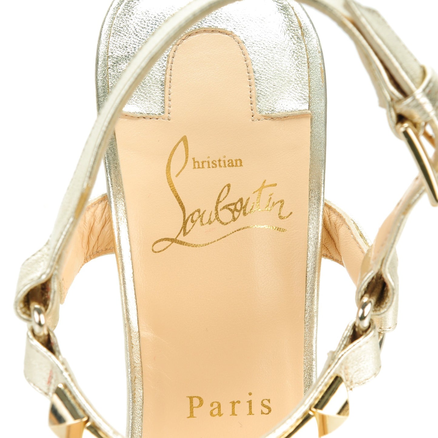 Nappa Silk Cataclou 140 Wedge Sandals 37 Sahara Light Gold