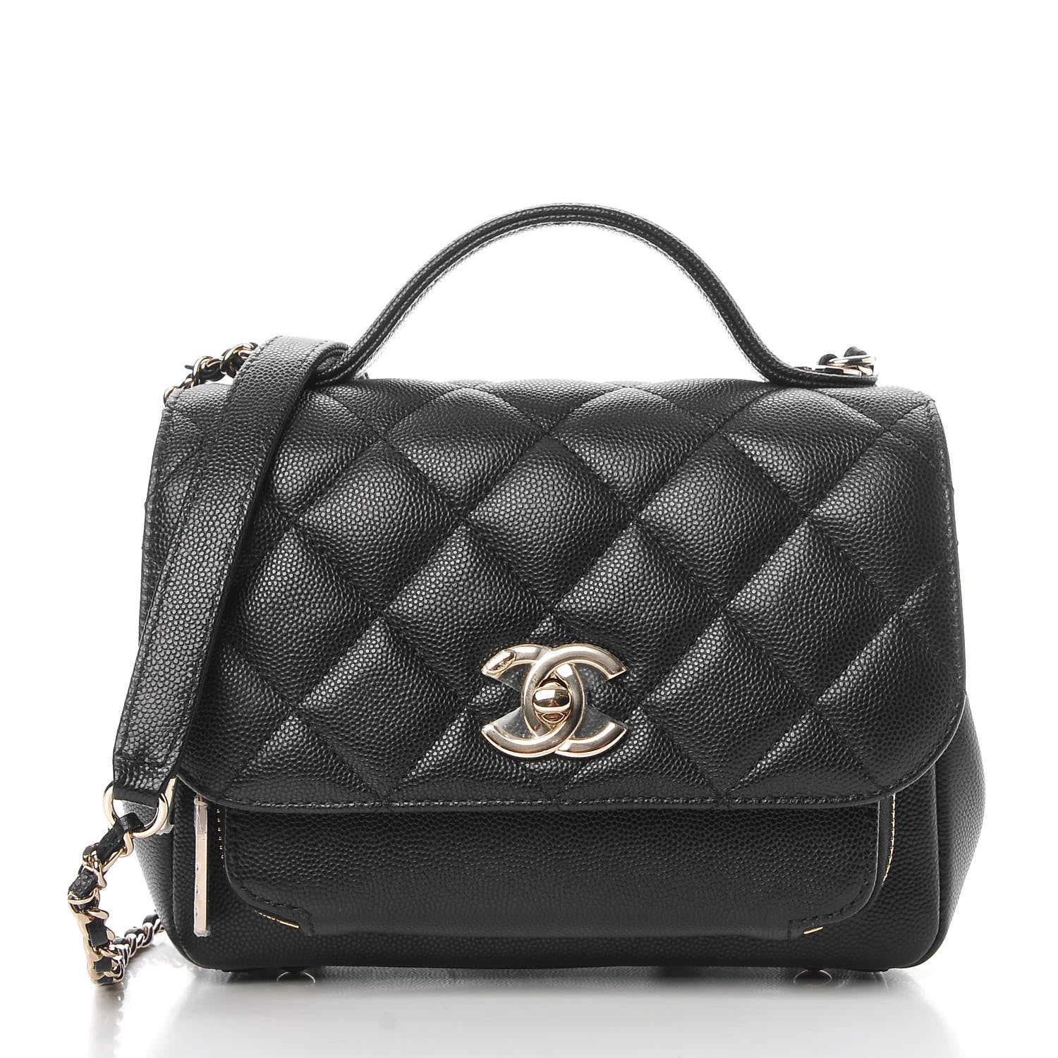 Chanel Caviar Quilted Small Business Affinity Flap Black 1 of 7