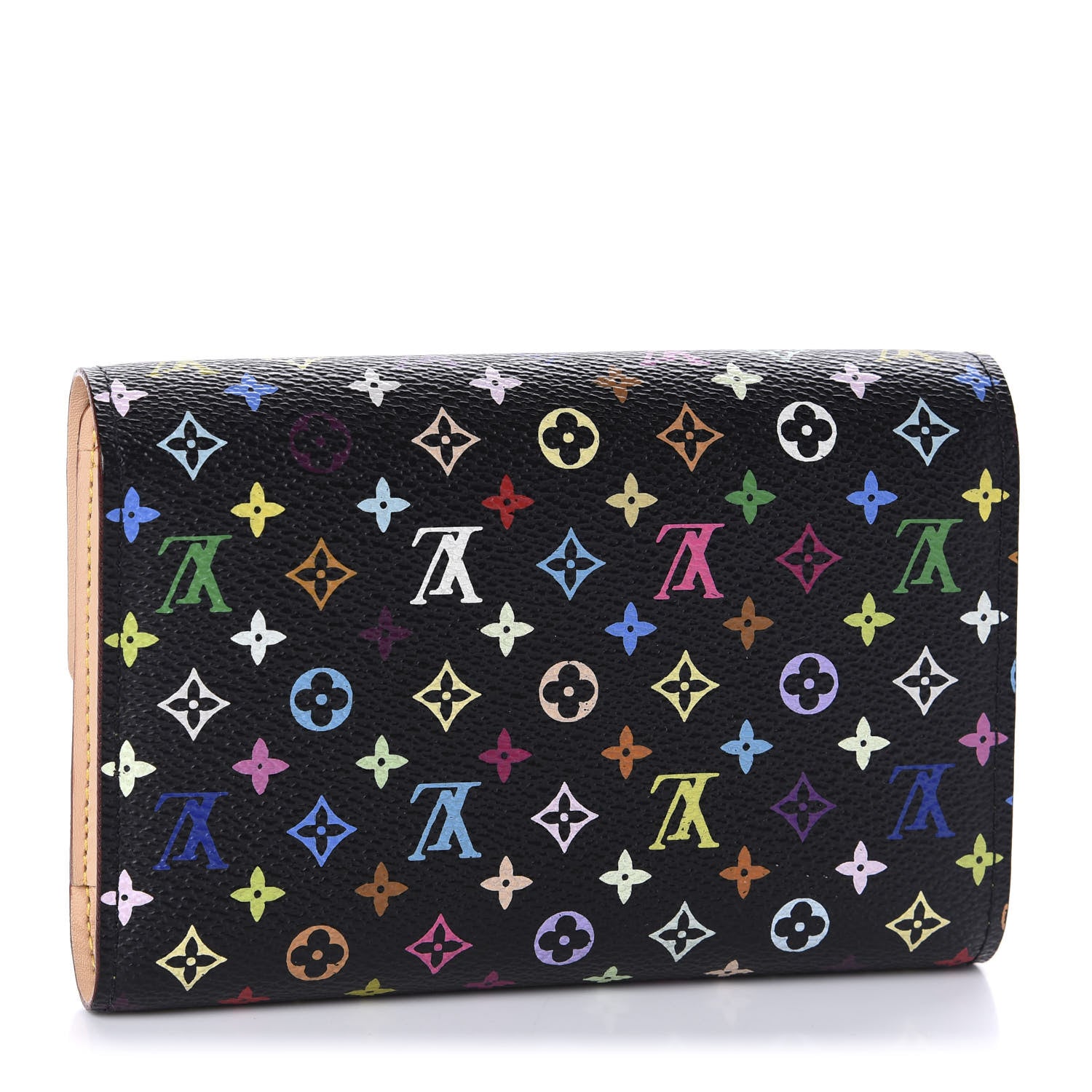 Louis Vuitton Monogram Multicolor Alexandra Wallet Black 2 of 8